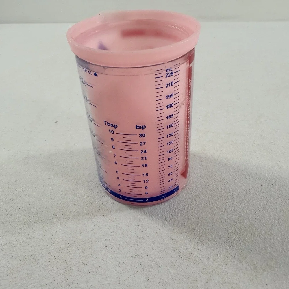Pampered Chef Measure All 2 Cup Measuring Tube #2225 Wet Dry Made in USA 1997